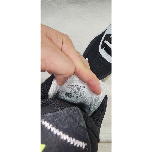 Under Armour HOVR Turbulence LTD black and neon green size 10 men - Picture 2 of 11